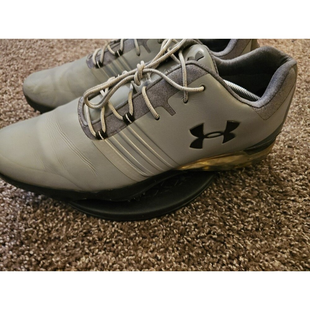 Under Armour Mens Tempo Tour Golf Cleats Grey 3019893-106 Size 12.5